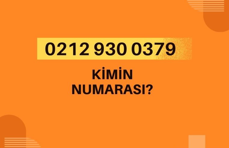 02129300379 Kimin Numarası?