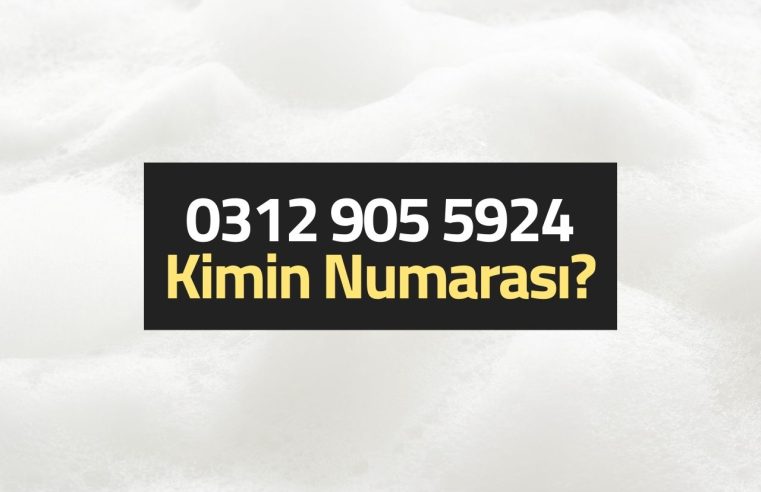 03129055924 Kimin Numarası?