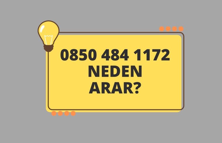 08504841172 Neden Arar?