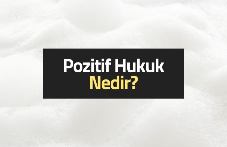 Pozitif Hukuk Nedir?