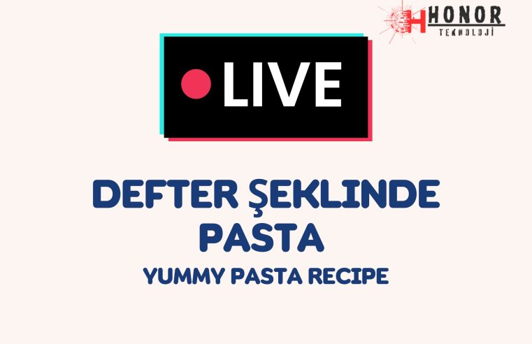 Defter Şeklinde Pasta Nasıl Yapılır?