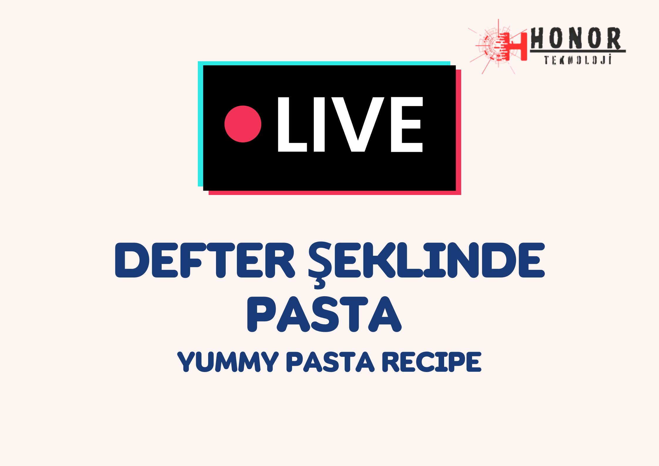 Defter Şeklinde Pasta Nasıl Yapılır?